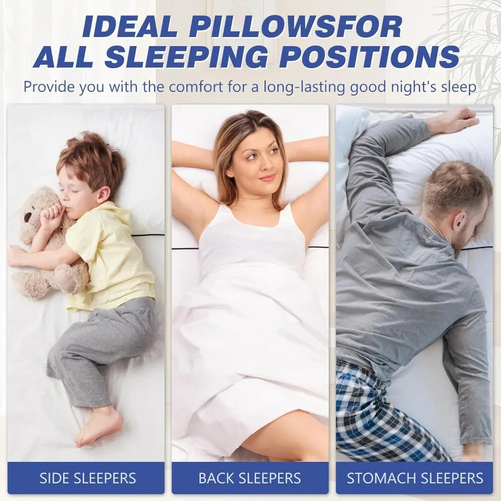 Set of 4 Hotel Collection Cooling Bed Pillows