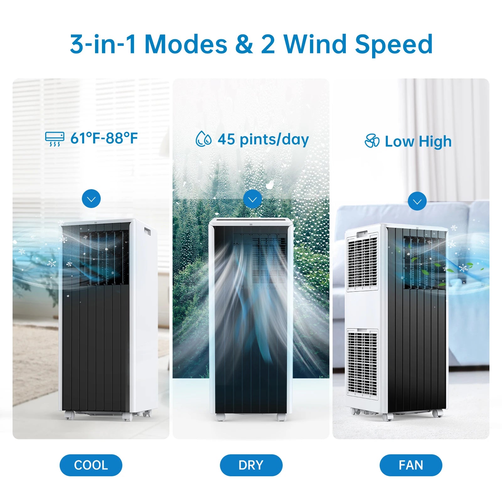 Portable Air Conditioner - for rooms between 250 to 350 sq ft
