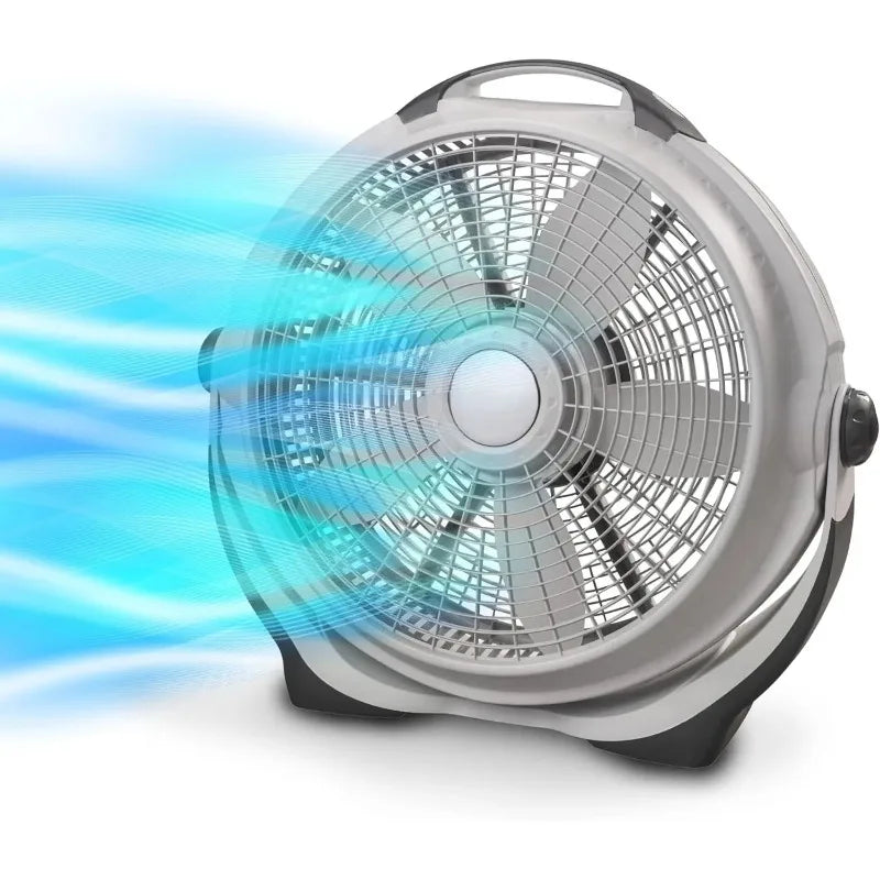 Pivoting Head for Large Spaces Floor Fan