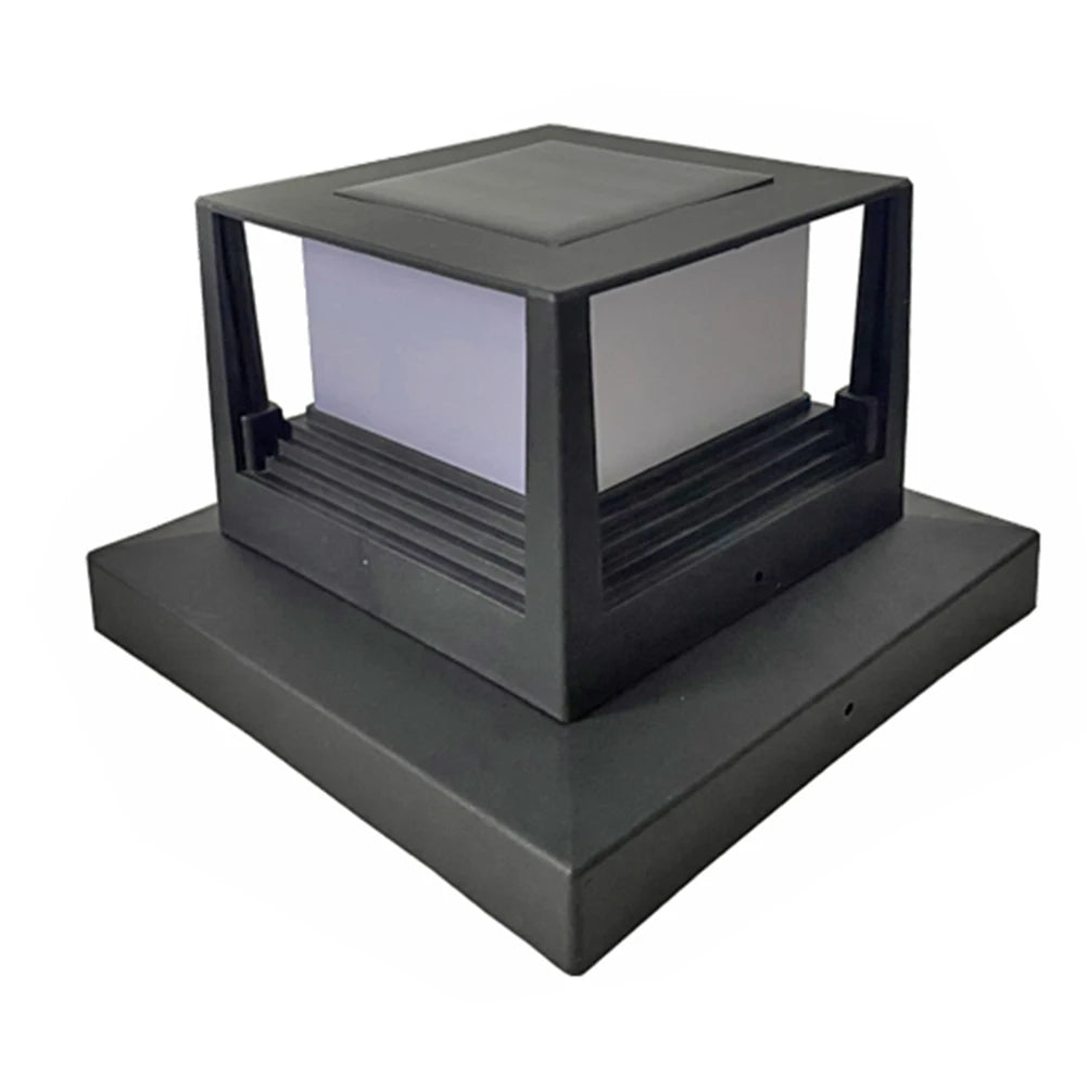 Solar Powered Outdoor Post Light Column Fence